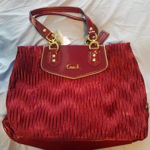 Red Coach Purse